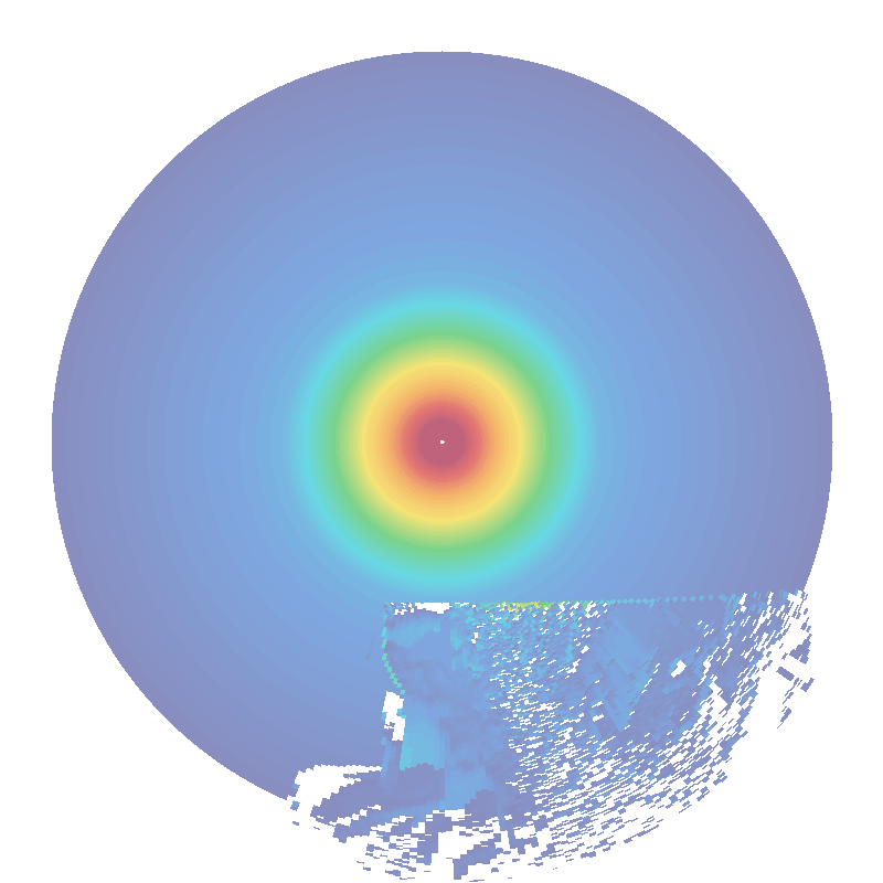 Oslo 100.0 MHz FM coverage map - Norway - Longley-Rice terrain-aware signal strength heatmap